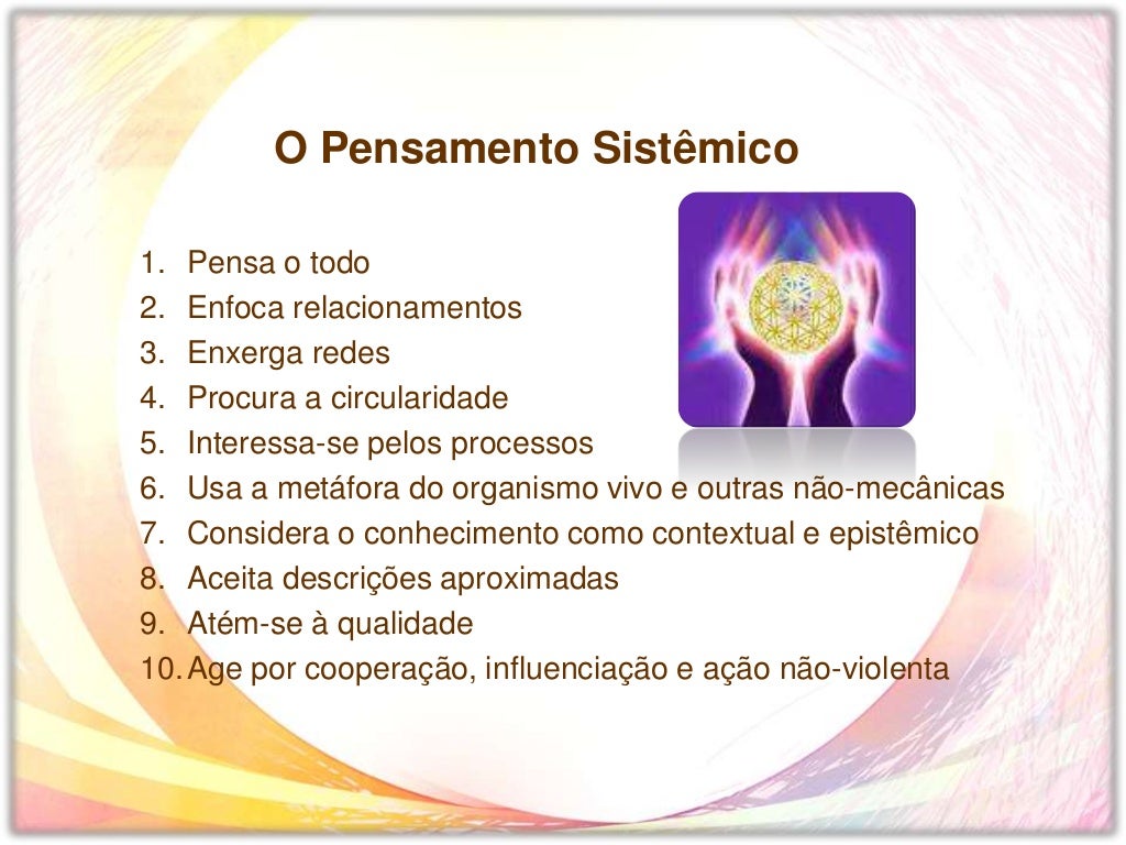 O Pensamento Sistêmico Visa - RETOEDU