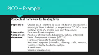 PICO in systematic literature review | PPT