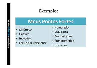 Planejamento Estratégico Pessoal