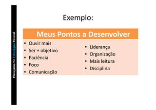 Planejamento Estratégico Pessoal