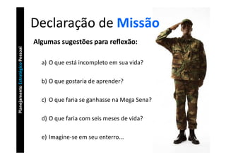 Planejamento Estratégico Pessoal