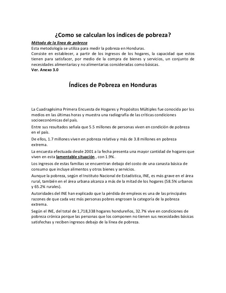 6. pobreza en honduras 6. pobreza en honduras