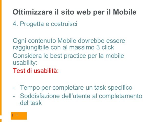 Progettare una mobile web app Progettare un mobile