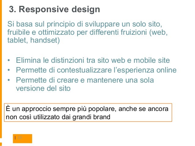 Progettare una mobile web app Progettare un mobile