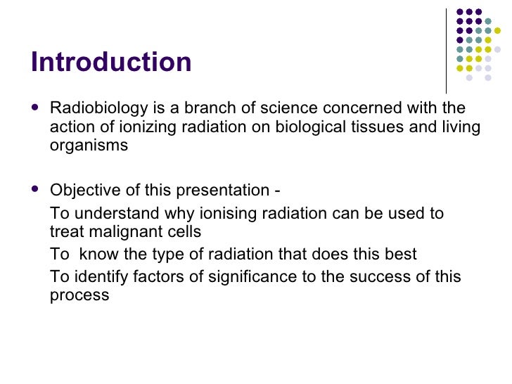 Radiobiology