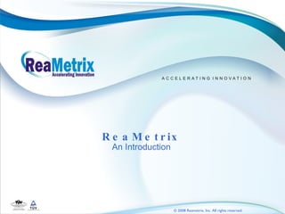 ReaMetrix An Introduction 