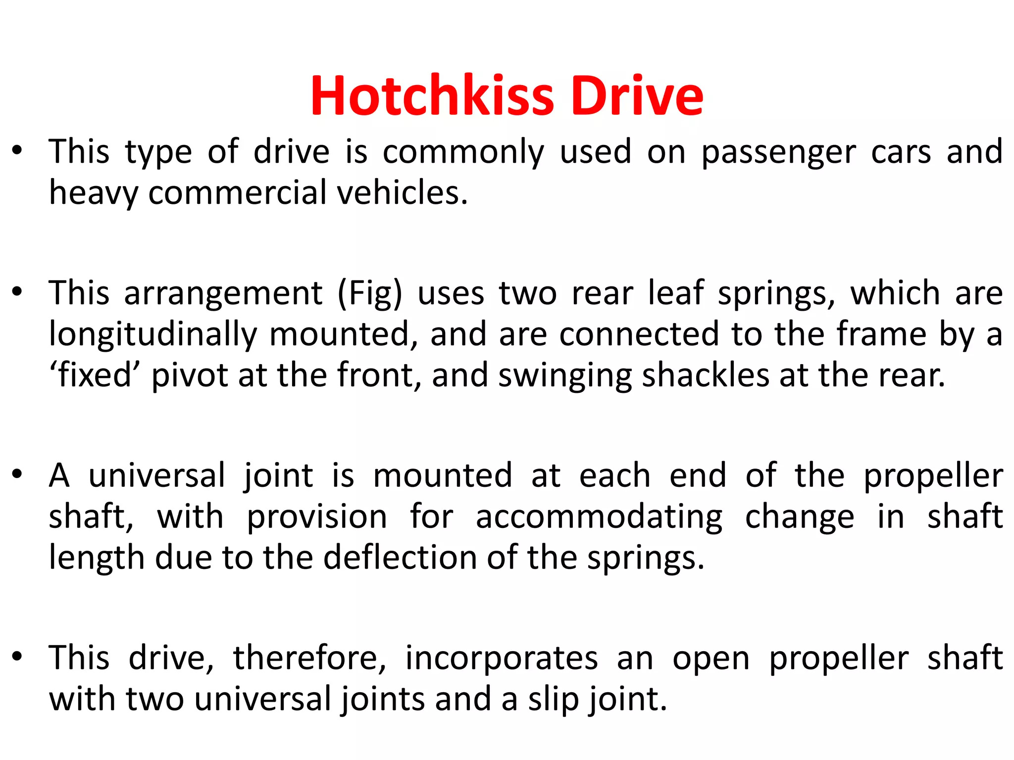 6 rear axle drives PPT