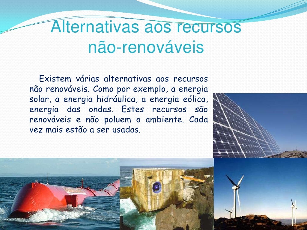 O Que Sao Recursos Nao Renovaveis - FDPLEARN
