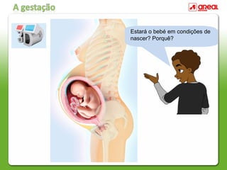 Estará o bebé em condições de
nascer? Porquê?
Estará o bebé em condições de
nascer? Porquê?
 
