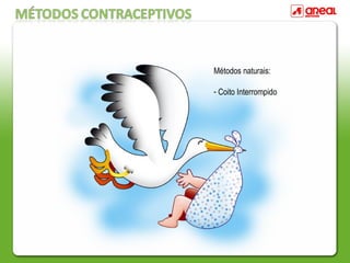 Métodos naturais:
- Coito Interrompido
 