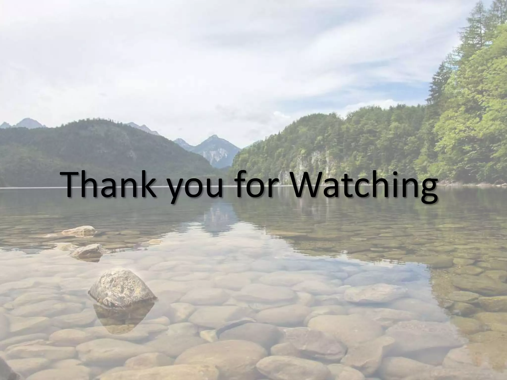 Thank you for Watching
 