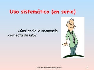 Uso sistemático (en serie) ¿Cual sería la secuencia correcta de uso? 