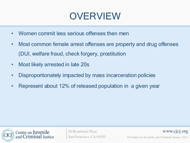 What is the typical female offender — photo 2