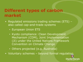 Stephen presentation on Voluntary carbon market | PPT