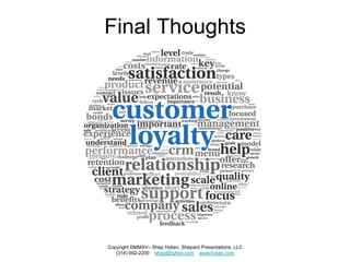 6 Steps to Creating the Customer-Focused Culture | PDF