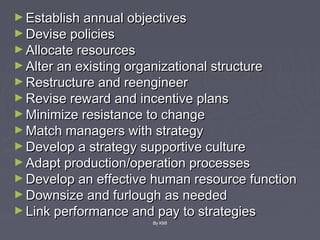 6 strategy implementation | PPT