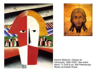Kazimir Malevich,  Cabeça de Camponês , 1928-1930?, óleo sobre tábua, 71,7x53,8 cm, São Petersburgo: Museu do Estado Russo 