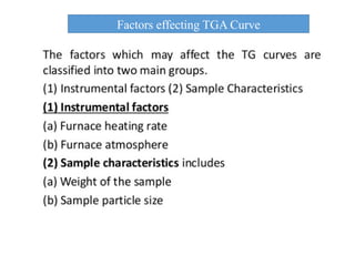 Comprehensive Guide to Thermogravimetric Analysis (TGA) in ...