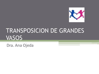 TRANSPOSICION DE GRANDES
VASOS
Dra. Ana Ojeda
 