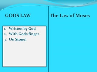 6. the law of god | PPTX