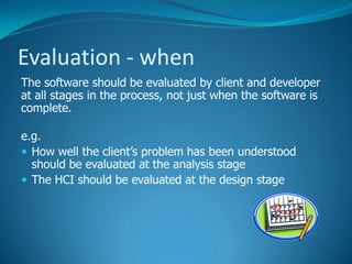 6. The Software Development Process - Evaluation | PDF