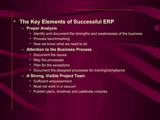 Success and Failure of ERP | PPT