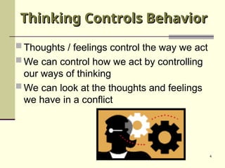 Thinking Control Thinking Controls Behavior of human being | PPT