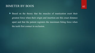 Vertical Jaw Relation | PPTX