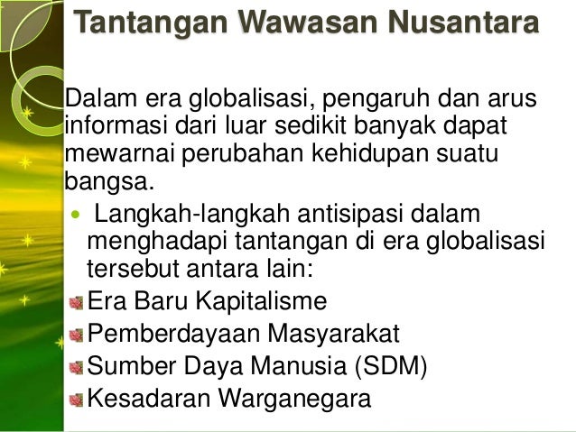 6. wawasan nusantara 6. wawasan nusantara