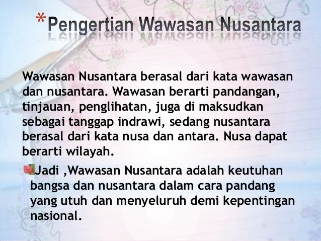 6. wawasan nusantara