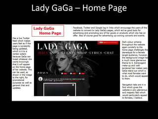Lady GaGa – Home Page
 