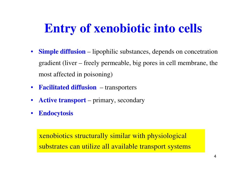 6 xenobiotics
