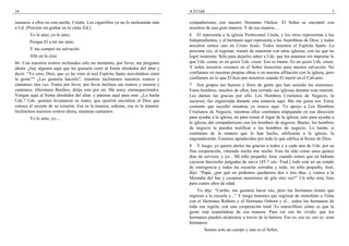 34                                                                                A El Oíd                                                                        3

renuncie a ellos en esta noche. Créalo. Los cigarrillos ya no lo molestarán más   compañerismo con nuestro Hermano Outlaw. El Señor se encontró con
a Ud. [Porción sin grabar en la cinta–Ed.].                                       nosotros de una gran manera. Y de esa manera....
        Yo le amo, yo le amo,                                                     6 El representa a la iglesia Pentecostal Unida, y los otros representan a los
        Porque El a mí me amó;                                                    Independientes, y el hermano aquí representa a las Asambleas de Dios; y todos
                                                                                  nosotros somos uno en Cristo Jesús. Todos tenemos el Espíritu Santo. La
        Y me compró mi salvación                                                  próxima vez, al regresar, trataré de reunirme con otras iglesias, con las que no
        Allá en la cruz.                                                          logré reunirme. Sólo para dejarles saber a Uds. que los amamos sin importar lo
86 Con nuestros rostros inclinados sólo un momento, por favor, me pregunto        que Uds. crean; es en quién Uds. creen. Eso es bueno. Es en quién Uds. creen.
ahora: ¿hay algunos aquí que les gustaría venir al frente alrededor del altar y   Y todos nosotros creemos en el Señor Jesucristo para nuestra salvación. No
decir: “Yo creo, Dios, que yo he visto al real Espíritu Santo moviéndose entre    confiamos en nuestras propias obras o en nuestra afiliación con la iglesia, pero
la gente”? ¿Les gustaría hacerlo?, mientras inclinamos nuestros rostros y         confiamos en lo que El hizo por nosotros cuando El murió en el Calvario.
cantamos otra vez. Todos por favor, por favor inclinen sus rostros y oremos y     7 Son grupos tan buenos y finos de gente que han asistido las reuniones.
cantemos. (Hermano Borders, dirija esto por mí. Me estoy enronqueciendo).         Estos hombres, muchos de ellos, han cerrado sus iglesias durante esta reunión.
Vengan aquí al frente alrededor del altar, y párense aquí para orar. ¿Lo harán    Les damos las gracias por ello. Los Hombres Cristianos de Negocio, la
Uds.? Uds. quienes levantaron su mano, que quieren encontrar al Dios que          sucursal, fue organizada durante esta estancia aquí. Me–me gusta eso. Estoy
conoce el secreto de su corazón. Esa es la manera, señoras, esa es la manera.     contento que sucedió mientras yo estuve aquí. Yo apoyo a Los Hombres
Inclinemos nuestros rostros ahora, mientras cantamos.                             Cristianos de Negocio, mientras ellos continúen empujando en esa dirección
        Yo le amo, yo....                                                         para ayudar a la iglesia, no para tomar el lugar de la iglesia, sino para ayudar a
                                                                                  la iglesia, dar compañerismo con los hombres de negocio. Bueno, los hombres
                                                                                  de negocio le pueden testificar a los hombres de negocio. Lo harán, si
                                                                                  continúan de la manera que lo han hecho, edificarán a la iglesia, la
                                                                                  engrandecerán. Estamos agradecidos por todo lo que edifica al Reino de Dios.
                                                                                  8 Y luego, yo quiero darles las gracias a todos y a cada uno de Uds. por su
                                                                                  fina cooperación, viniendo noche tras noche. Esto ha sido como unos quince
                                                                                  días de servicio, y yo... Mi niño pequeño, José, cuando oímos que en Indiana
                                                                                  cayeron dieciocho pulgadas de nieve [45.7 cm.–Trad.] todo está en un estado
                                                                                  de emergencia y todas las escuelas cerradas y todo, mi niño pequeño, José,
                                                                                  dijo: “Papá, ¿por qué no podemos quedarnos dos o tres días, y vamos a la
                                                                                  Montaña del Sur y cazamos monstruos de gila otra vez?” Un niño muy listo
                                                                                  para cuatro años de edad.
                                                                                      Yo dije: “Cariño, me gustaría hacer eso, pero tus hermanas tienen que
                                                                                  regresar a la escuela y...” Y luego tenemos que regresar de inmediato a Tulsa
                                                                                  con el Hermano Roberts y el Hermano Osborn y el... todos los hermanos de
                                                                                  toda esa región, con una cooperación total. Es maravilloso cómo es que la
                                                                                  gente está reuniéndose de esa manera. Para ver eso he vivido: que los
                                                                                  hermanos pueden alcanzarse a través de la barrera. Eso es; eso es; eso es: sean
                                                                                  hermanos.
                                                                                          Somos solo un cuerpo y uno es el Señor,
 