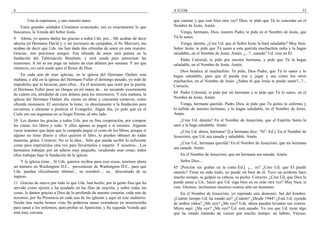 4                                                                                  A El Oíd                                                                 33

        Una la esperanza, y uno nuestro amor.                                      que camine y que esté bien otra vez? Dios, te pido que Tú lo concedas en el
    Estos grandes soldados Cristianos avanzando, eso es exactamente lo que         Nombre de Jesús. Amén.
buscamos, la Venida del Señor Jesús.                                                   Venga, hermano. Dios, nuestro Padre, te pido en el Nombre de Jesús, que
9 Ahora, yo quiero darles las gracias a todos Uds. por... Me acaban de decir       Tú lo sanes.
ahorita (el Hermano David y–y mi secretario de campañas, el Sr. Mercier), me           Venga, damita. ¿Cree Ud. que el Señor Jesús la hará saludable? Muy bien.
acaban de decir que Uds. me han dado dos ofrendas de amor en esta reunión.         Señor Jesús, te pido que Tú sanes a esta querida muchachita india y la hagas
Gracias, mis preciosos amigos. Esa ofrenda de amor será puesta en la               saludable, en el Nombre de Jesús. Amén. ¿...?...sanada? Ud. crea en El.
fundación del Tabernáculo Branham, y será usada para patrocinar las                    Padre Celestial, te pido por nuestra hermana, y pido que Tú la hagas
reuniones. A mí se me paga un salario de cien dólares por semana. Y así que        saludable, en el Nombre de Jesús. Amén.
entonces, eso será usado para el Reino de Dios.
                                                                                      Dios bendice al muchachito. Te pido, Dios Padre, que Tú lo sanes y lo
    En cada una de esas iglesias, en la iglesia del Hermano Outlaw esta            hagas saludable, para que él pueda irse y jugar y sea como los otros
mañana, y allá en la iglesia del Hermano Fuller el domingo pasado, yo traté de     muchachos, en el Nombre de Jesús. ¿Sabes tú que Jesús te puede sanar?...?...
impedirles que lo hicieran, pero ellos... En el momento que entré por la puerta,   Correcto.
el Hermano Fuller puso un cheque en mi mano de... no recuerdo exactamente
de cuánto era, alrededor de cien dólares para los misioneros. Y esta mañana, la    84 Padre Celestial, te pido por mi hermano y te pido que Tú lo sanes, en el
iglesia del Hermano Outlaw dio ciento un dólar y cincuenta centavos, como          Nombre de Jesús. Amén.
ofrenda misionera. El secretario la tiene; va directamente a la fundación para         Venga, hermano querido. Padre Dios, te pido que Tú quites lo enfermo y
enviarnos a ultramar a predicar el Evangelio. Algún día, yo pido que en el         lo tullido de nuestro hermano, y lo hagas saludable, en el Nombre de Jesús.
Cielo eso sea argamasa en su hogar Eterno, al otro lado.                           Amén.
10 Les damos las gracias a todos Uds. por su fina cooperación, por comprar             ¿Cree Ud. damita? En el Nombre de Jesucristo, que el Espíritu Santo la
las cintas, los libros y todo. Y ellos apenas se pagan a sí mismos. Algunas        sane y la haga saludable. Amén.
veces tenemos que dejar que la campaña pague el costo de los libros, porque si         ¿Cree Ud. ahora, hermana? [La hermana dice: “Sí”–Ed.]. En el Nombre de
alguno no tiene dinero y ellos quieren el libro, lo pueden obtener de todas        Jesucristo, que Ud. sea sanada y saludable. Amén.
maneras, gratis. Correcto. No es la idea... Sólo que pueda recibir lo suficiente
                                                                                       ¿Cree Ud., hermana querida? En el Nombre de Jesucristo, que mi hermana
como para imprimirlos otra vez para llevármelos a repartir. Y nosotros... Los
                                                                                   sea sanada. Amén.
hermanos trabajan por un salario muy pequeño, vendiendo esas cosas; todos
ellos trabajan bajo la fundación de la iglesia.                                       En el Nombre de Jesucristo, que mi hermana sea sanada. Amén.
    Y la iglesia tiene... Si Uds. quieren recibos para esas cosas, tenemos ahora      Señor Dios....
un número en Washington D.C., proveniente de Washington D.C., para que             85 [Porción sin grabar en la cinta–Ed.]. ¿... es? ¿Cree Ud. que El puede
Uds. puedan oficialmente obtener... su reembol-... su... descontado de su          sanarlo? Tiene un oído malo, no puede oír bien de él. Tuvo un acidente hace
ingreso.                                                                           mucho tiempo, se golpeó su cabeza, su pecho. Correcto. ¿Cree Ud. que Dios lo
11 Gracias de nuevo por todo lo que Uds. han hecho, por la gente fina que ha       puede sanar a Ud., hacer que Ud. oiga bien en su oído otra vez? Muy bien; sí
servido como ujieres y ha ayudado en las filas de oración; y sobre todas las       cree. Oremos; inclinemos nuestros rostros sólo un momento.
cosas, le damos gracias a Dios de lo profundo de nuestro corazón, cada uno de          En el Nombre de Jesucristo, yo reprendo este demonio. Sal del hombre.
nosotros, por Su Presencia en cada una de las iglesias y aquí en este auditorio.   ¿Cuánto tiempo Ud. ha estado así? ¿Cuánto? ¿Desde 1944? ¿Está Ud. oyendo
Noche tras noche hemos visto Su poderosa mano extenderse en misericordia           de ambos oídos? ¿Me oye? ¿Me oye? Uds. ahora pueden levantar sus rostros.
para sanar a los enfermos, para probar su Aparición, y Su segunda Venida que       Miren aquí. ¿Me oye? ¿Me oye? Ud. está sanado. Yo veo que Ud. tiene algo
está muy cercana.                                                                  que ha estado tratando de vencer por mucho tiempo, un hábito. Váyase,
 