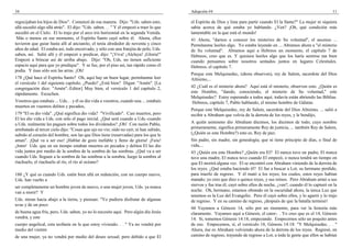 34                                                                                       Adopción #4                                                                     11

regocijaban los hijos de Dios". Comenzó de esa manera. Dijo: "Uds. saben esto,           el Espíritu de Dios y lista para partir cuando El la llame?" La mujer ni siquiera
allá sucedió algo allá atrás". El dijo: "Uds. saben. . . " Y él empezó a traer lo que    sabía acerca de qué estaba yo hablando. ¿Ven? ¡Oh, qué condición más
sucedió en el Cielo. El lo trajo por el arco iris horizontal en la segunda Venida.       lamentable en la que está el mundo!
 Más o menos en ese momento, el Espíritu Santo cayó sobre él. Ahora, ellos               41 Ahora, "darnos a conocer los misterios de Su voluntad", el ascenso ...
tuvieron que guiar hasta allí al ancianito, el tenía alrededor de noventa y cinco        Permítanme leerles algo. Yo estaba leyendo en ... Abramos ahora a "el misterio
años de edad. El estaba así, todo encorvado, y sólo con una franjita de pelo, Uds.       de Su voluntad". Abramos aquí a Hebreos un momento, el capítulo 7 de
saben, así. Salió allí y él empezó a predicar, dijo: "¡Viva! ¡Aleluya! ¡Gloria!"         Hebreos, creo que es. Y quisiera leerles algo que los haría sentirse tan bien
Empezó a brincar así de arriba abajo. Dijo: "Oh, Uds. no tienen suficiente               cuando pensamos sobre nosotros sentados juntos en lugares Celestiales.
espacio aquí para que yo predique". Y se fue, por el piso así, tan rápido como él        Hebreos, el capítulo 7.
podía. Y ésas sólo son las arras. ¡Oh!
                                                                                         Porque este Melquisedec, (ahora observen), rey de Salem, sacerdote del Dios
178 ¿Qué hace el Espíritu Santo? Oh, aquí hay un buen lugar, permítanme leer             Altísimo,...
el versículo 1 del siguiente capítulo. ¿Puedo? ¿Está bien? Digan: "Amén". [La
congregación dice: "Amén".-Editor] Muy bien, el versículo 1 del capítulo 2,              42 ¿Cuál es el misterio ahora? Aquí está el misterio, observen esto. ¿Quién es
rápidamente. Escuchen.                                                                   este Hombre, "dando, conociendo, el misterio de Su voluntad," este
                                                                                         Melquisedec? Estoy esperando a todos aquí, todavía están abriendo las Biblias.
Vosotros que estabais ... Uds.. . y él os dio vida a vosotros, cuando una ... estabais    Hebreos, capítulo 7, Pablo hablando, el mismo hombre de Gálatas.
muertos en vuestros delitos y pecados,
                                                                                         Porque este Melquisedec, rey de Salem, sacerdote del Dios Altísimo, ... salió a
179 "El os dio vida". ¿Qué significa dio vida? "Vivificado". Casi muertos, pero          recibir a Abraham que volvía de la derrota de los reyes, y le bendijo,
El les dio vida a Uds. con sólo el pago inicial. ¿Qué será cuando a Uds.-cuando
a Uds. realmente les paguen sobre todos los dividendos? ¡Oh! Con razón Pablo,            A quién asimismo dio Abraham diezmos, los diezmos de todo; cuyo nombre
arrebatado al tercer cielo dijo: "Cosas que ojo no vio; oído no oyó; ni han subido,      primeramente, significa primeramente Rey de justicia, ... también Rey de Salem,
subido al corazón del hombre, son las que Dios tiene (reservadas) para los que le        (¿Quién es este Hombre?) esto es, Rey de paz;
aman". ¡Qué va a ser eso! ¡Hablar de gozo inefable y lleno de gloria! ¡Fuiu!             Sin padre, sin madre, sin genealogía; que ni tiene principio de días, o final de
¡Jmm! Uds. que en un tiempo estaban muertos en pecados y delitos El les dio              vida,...
vida juntos por medio de la sombra de la sombra de las sombras. ¿Qué va a ser            43 ¿Quién era este Hombre? ¿Quién era El? El nunca tuvo un padre, El nunca
cuando Uds. lleguen a la sombra de las sombras a la sombra, luego la sombra al           tuvo una madre, El nunca tuvo cuando El empezó, o nunca tendrá un tiempo en
riachuelo, el riachuelo al río, el río al océano?                                        que El morirá alguna vez. El se encontró con Abraham viniendo de la derrota de
                                                                                         los reyes. ¿Qué estaba haciendo él? El fue a buscar a Lot, su hermano perdido,
180 ¿Y qué es cuando Uds. estén bien allá en redención, con un cuerpo nuevo,             para traerlo de regreso. Y él mató a los reyes; los cuales, estos reyes habían
Uds. han vuelto a                                                                        matado; yo creo que diez o quince reyes, y sus reinos. Pero Abraham armó a sus
ser completamente un hombre joven de nuevo, o una mujer joven, Uds. ya nunca             siervos y fue tras él, cayó sobre ellos de noche, ¿ven?, cuando él lo capturó en la
van a morir? Y                                                                           noche. Oh, hermano, estamos obrando en la oscuridad ahora, la única Luz que
                                                                                         tenemos es la Luz del Evangelio. Pero él cayó sobre ellos, y lo agarró y lo trajo
Uds. miran hacia abajo a la tierra, y piensan: "Yo pudiera disfrutar de algunas          de regreso. Y en su camino de regreso, ¡después de que la batalla terminó!
uvas y de un poco
                                                                                         44 Vayamos a Génesis 14, sólo por un momento, para ver la historia más
de buena agua fría, pero, Uds. saben, yo no lo necesito aquí. Pero algún día Jesús       claramente. Vayamos aquí a Génesis, el cator-. . Yo creo que es el 14, Génesis
vendrá, y este                                                                           14. Sí, tomemos Génesis 14:18, empezando. Empecemos sólo un poquito antes
cuerpo angelical, esta teofanía en la que estoy viviendo. . . " Ya no vendrá por         de eso. Empecemos, sí, el versículo 18, Génesis 14:18: "Y Melquisedec. . . "
medio del vientre                                                                        Ahora, ése es Abraham volviendo ahora de la derrota de los reyes. Regresó, en
de una mujer, ya no vendrá por medio del deseo sexual; pero debido a que El              camino de regreso, trayendo de regreso a Lot, a toda la gente que ellos se habían
 