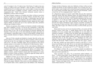 14                                                                                 Habla a Esta Roca                                                           15

como El siempre lo fue. El todavía tiene Vida Eterna; El todavía tiene paz         Testigos de Jehová, Bautistas, todos ésos. Háblenle a la Roca; la Roca no hace
Eterna; El todavía tiene gozo indecible y lleno de gloria; El todavía tiene        acepción de persona, no hace acepción de tiempo. El es el mismo ayer, hoy, y
sanidad Divina. El es el mismo ayer, hoy, y por los siglos. La única cosa que la   por los siglos, y para siempre será la misma Roca que ha prometido suplir todo
gente necesita hacer, es hablarle a la Roca. ¡Amén! ¿Creen Uds. eso? [La           de lo que tenemos necesidad, desde aquí, hasta la Tierra Prometida. ¡Amén!
congregación dice: “Amén”–Ed.]. Entonces inclinemos nuestros rostros, y            ¿Creen Uds. eso? [La congregación dice: “Amén”–Ed.].
hablémosle a la Roca, todos en oración.                                            42 (¿Repartieron tarjetas de oración? ¿Qué?) Billy dijo que ellos repartieron
40 Padre Celestial, venimos en el Nombre de la Roca: la Roca en una tierra         tarjetas de oración. Muy bien, démonos cuenta. Uds. gente enferma que venga
calurosa, el refugio en el tiempo de tormenta. Pedimos, oh Señor Dios, que la      esta tarde, venga de esta manera en condición para hablarle a la Roca. Yo no
Roca nos cubra con la sombra de Su poder y misericordia, para que toda             soy la Roca; yo sólo soy Su toma. ¿Ven? Nuestros ministerios sólo son tomas
persona enferma aquí pueda ser sanada hoy. Que ellos le hablen a la Roca. Hay      en donde el... Es un tubo por donde el fluye agua. No glorifiquen el tubo;
hombres y mujeres sentados aquí sufriendo de cáncer, algunos de ellos ciegos,      glorifiquen el agua que Uds. están obteniendo del tubo, porque el agua
algunos tullidos. El doctor dice que no hay esperanza para ellos; permíteles       proviene de la fuente. Glorifiquen el agua. Entonces, recuerden: no pudiera ser
entonces que le hablen a la Roca.                                                  yo el que sana. El tubo no les da a Uds. de beber; el tubo que sale, no da de
    Moisés, sin esperanza, ellos estaban en el desierto en donde no había agua,    beber; sólo suple el agua. Uds. beban de esa Roca, esa Roca herida, que ya ha
pero ellos le hablaron a la roca, y la roca les dio a borbotones, y todos ellos    sido herida.
bebieron, y vivieron. Señor Dios, que nosotros bebamos de esa fuente hoy en             Moisés hirió esa roca con la vara de juicio de Dios, y los juicios de Dios
día que nunca se seca. ¡Oh, en esta tierra Beula de salvación, habiendo sido       hirieron la Roca, Cristo Jesús. Y cuando Moisés hirió la roca, hubo una
llamados a salir de los ajos y de las ollas hediondas de Egipto, para entrar en    hendidura en la roca; siempre hubo una hendidura en esa roca desde ese
este grandioso y maravilloso lugar, el cual es la tierra Beula, en donde está la   momento en adelante. Y cuando Cristo fue herido, hubo una hendidura en la
Roca, comiendo alimento de Angeles y bebiendo de una Fuente que nunca se           Roca. En esa roca, ellos encontraron miel cuando estaban hambrientos;
seca!                                                                              encontraron agua cuando estaban sedientos, porque era una roca herida. Esa
    Dios en el Cielo, conceda esta bendición a la gente. Que ella vea hoy, que     misma Roca hoy en día tiene agua y miel, y abundancia de Vida, gozo
la Roca todavía vive, la Roca resucitó de entre los muertos, la Roca está en la    indecible y lleno de gloria, sanidad Divina, poderes de Dios para hacer a un
Tierra hoy en día. El es un refugio en el tiempo de tormenta, y que la gente       hombre libre del pecado. “Habla a la Roca, y ‘Ella’ dará ‘Sus’ aguas”. ¡Amén!
entre en El, y sea salva. Concédelo, Señor. Oye las oraciones de Tus siervos       43 Muy bien, aquellos que tienen tarjetas de oración (¿cuál fue?) C-1 al 50,
mientras oramos y te invocamos. En el Nombre de Tu Hijo Jesucristo. Amén.          formen una fila aquí en este lado. Oh, yo–yo me siento como hablándole a la
41 ¡Oh, hermanos!, háblenle a la Roca. Si Uds. están enfermos, háblenle a la       Roca, ¿Uds. no? Yo estoy tan contento que hay una Roca. ¿Qué? “C”. La
Roca. Si el doctor dice: “Yo ya no puedo hacer más por Ud.”, entonces háblele      señora allí dijo que... ¿Es correcto eso? “C”, sí, “C”. Muy bien. C-1 al 50.
a la Roca. Si la iglesia dice: “Si Ud. grita en mi iglesia, yo lo echaré fuera”,       Oh, háblenle a la Roca. Oh, yo oí a un hombre cantando una alabanza la
entonces háblele a la Roca. Si la denominación quiere excomulgarlo a Ud.,          otra noche: “Yo estoy buscando una Roca que es más alta que yo”. Esa es la
háblele a la Roca. ¡Amén! Cuando la muerte entre furtivamente en su cuarto,        Roca que estamos queriendo ver.
háblele a la Roca. El hará un camino, y dividirá las aguas del Jordán como El          Ahora recuerden: Uds. dicen: “Si yo únicamente pudiera hablarle a la
lo hizo por ellos, y Ud. cruzará en tierra seca.                                   Roca...” La Roca misma habla. ¡Fiuuu! Quisiera que estuviera más alto de lo
    Háblenle a la Roca; eso es todo lo que Uds. tienen que hacer. No tienen        que yo soy... La Roca habla por Sí misma. ¿Cuántos creen eso? La Roca no
que herirla más; sólo háblenle. Sólo invoquen Su Nombre. “Todo lo que              está muda; esta Roca es una Roca viva. Uds. son piedras vivas, acomodadas
pidiereis al Padre en Mi Nombre, Yo lo haré”. ¡Amén! Háblenle a la Roca, y         juntas con esta Roca para hacer un refugio. “Habla a la roca y la roca dará sus
Ella dará Sus aguas. Háblenle a Ella; miren a los otros hablándole a Ella. Uds.    aguas”. “Gracias sean dadas al Dios vivo, que nos da la victoria por medio de
sin el Espíritu Santo, miren a aquellos que le han hablado a Ella: Metodistas,     nuestro Señor Jesucristo”. Yo le amo.
 
