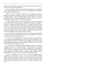 2
caliente; casi me escaldó. Pero hice lo que pensé que era correcto, y bauticé a
todos los que sabía que podía bautizar.
3 Ahora, mañana, me acaba de decir el Hermano Moore, que voy a predicar
en la mañana después de la escuela dominical, inmediatamente después del
servicio de la escuela dominical.
Ahora, Uds. aquí que tienen iglesias a las que asisten, nosotros no
queremos que pierdan sus propios servicios. Uds. permanezcan en su puesto
del deber. Siempre, cuando sus iglesias tengan servicios, bueno, y Uds. son de
la localidad, bueno, su lugar es quedarse en su iglesia. ¿Ven? Y si Uds. no
tienen iglesia y les gustaría venir, bueno, apreciamos eso.
Y luego cuando vayamos a orar por los enfermos, si Uds. tienen amados,
creo yo que si Uds. le dicen al pastor: “¿Estaría bien si trajera a mi mamá, o a
mi hijo, o a alguien, para que oren por ellos?”, yo estoy seguro que él dirá:
“Está bien”, ¿ven Uds.?, si Uds. vienen para traer a alguien para que se ore por
él. Pero si Uds. únicamente lo creen, su pastor tiene la misma autoridad para
orar por los enfermos que yo tengo (¿ven?), o cualquier otro. Uds. no tienen
que ir a una reunión especial para ser sanados. Ni siquiera tienen que orar por
Uds. Sólo recíbanlo a El. Eso es todo lo que se necesita.
4 Anoche el Espíritu Santo hizo algo especial. No teníamos ningunas tarjetas
de oración, así que El sencillamente se fue por todo el edificio. ¿No fue eso
una cosa maravillosa, cómo El hizo eso?
Y ¿ven Uds.?, la sanidad Divina no está en un hombre de todas maneras.
¿Ven? Está en una obra terminada, la fe de Uds. en una obra terminada. Y un
don de sanidad meramente es un don de fe para sanidad. ¿Ven? Ahora, un don
de sanidad ni siquiera tiene que estar en un pastor. Puede estar en un–un laico.
El laico puede tener la misma cosa. ¿Ven?
Yo recuerdo en una ocasión en Meridian, Misisipi, creo que fue, yo estaba
teniendo una reunión, y estaba lloviendo. Yo estaba allí con un hombre
llamado, hermano... él era uno de los ministros cooperadores, o mejor dicho, él
era uno que la estaba patrocinando a través de esas otras iglesias. Me parece
que su nombre era o Bigsby, o Busby, o algo así, allá en Misisipi. Busby,
probablemente es el que era; antes era un jugador de fútbol americano.
Y era en un auditorio. Y se dio un tes-... se dio un testimonio que fue
sorprendente. Y el testimonio era que... Yo había enviado a Billy a repartir
tarjetas de oración para que no fuera como en una arena. Era una–era una
iglesia, aunque era un auditorio; pero todavía es una iglesia mientras la iglesia
se reúna allí. En dondequiera que sea, la gente es la iglesia, los llamados a salir
fuera.
 