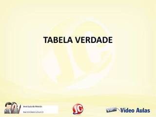TABELA VERDADETABELA VERDADE
 