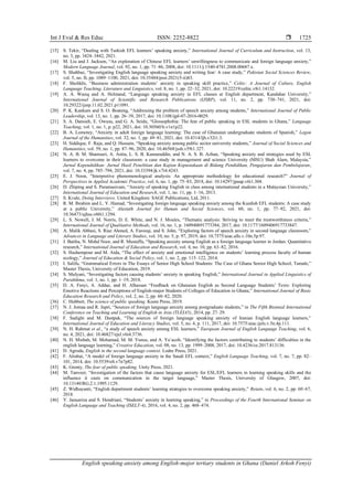 English speaking anxiety among English-major tertiary students in Ghana ...