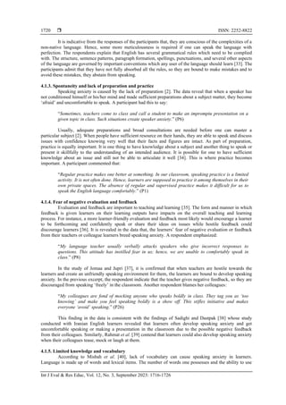 English speaking anxiety among English-major tertiary students in Ghana ...
