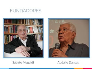 FUNDADORES
Sábato Magaldi Audálio Dantas
 