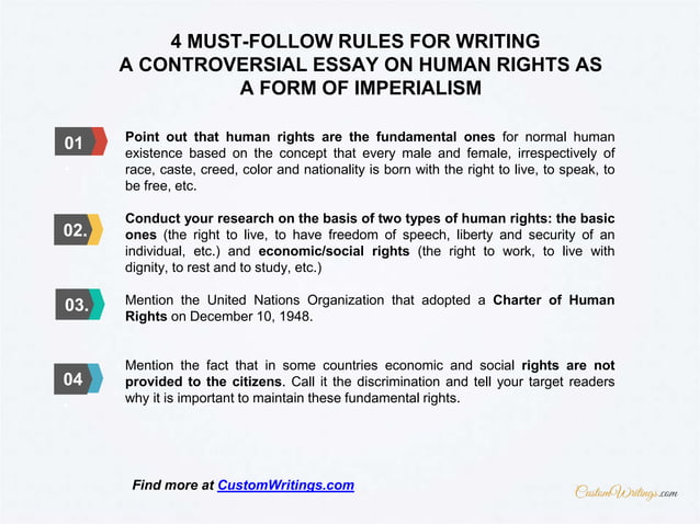 COMPLETE GUIDE ON WRITING A CONTROVERSIAL ESSAY ON HUMAN RIGHTS AS A ...