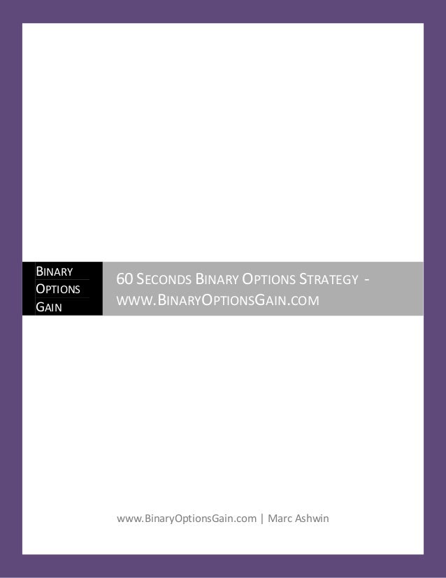 60 second trades binary system
