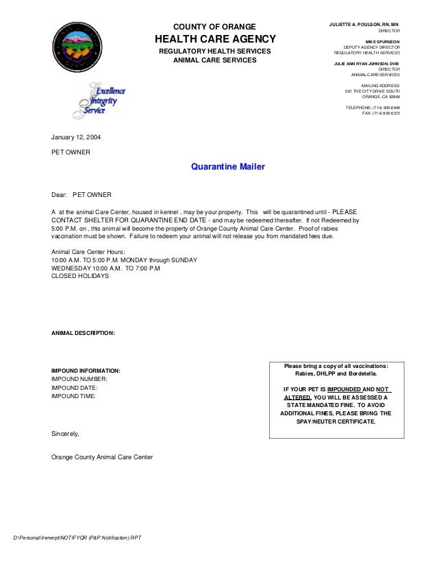 600 03 notification to pet owner shelter verification form mn