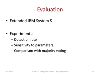 Identifying attack patterns3/22/2010en.600.412 Spring 2010 Lecture 6 | JHU | Ragib Hasan13NCAMPTFC/NCPMPTFCFTFC