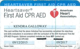 KKG KG CPR CARD