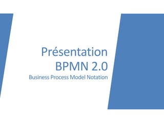 Présentation
BPMN 2.0
Business Process Model Notation
 