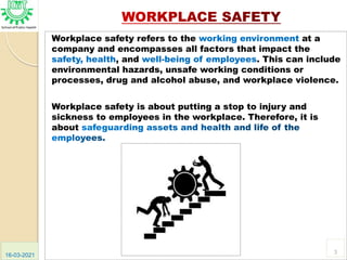 WORKPLACE SAFETY AND HEALTH HAZARDS | PPTX