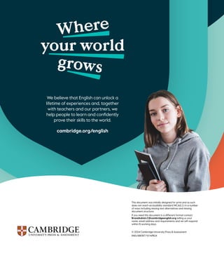 Comprehensive Guide to Assessing Writing for Cambridge English ...