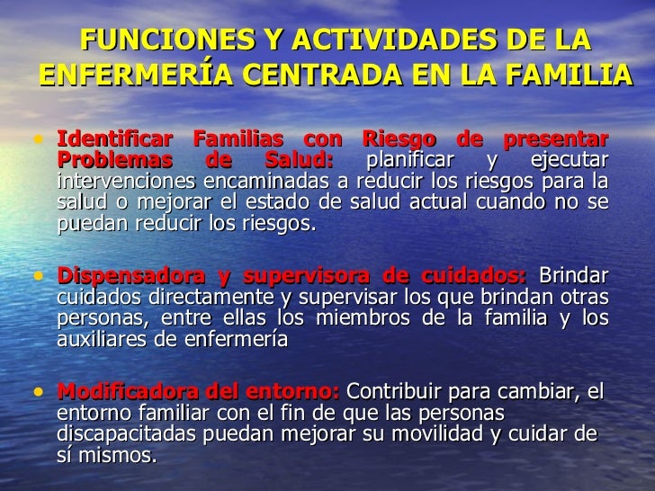 Cuidado de la salud familiar rol del profesional de enfermería - CIC…